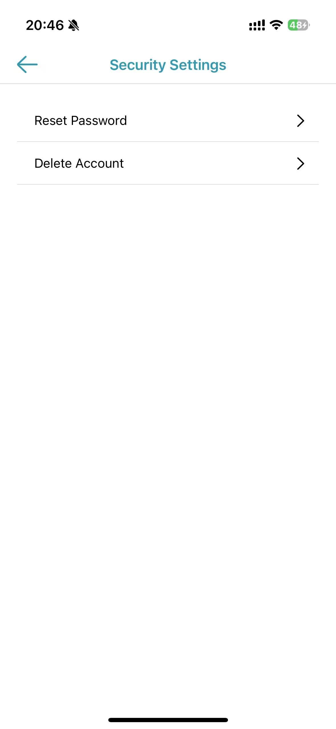 Privacy Settings Interface